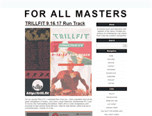 Tablet Screenshot of forallmasters.com